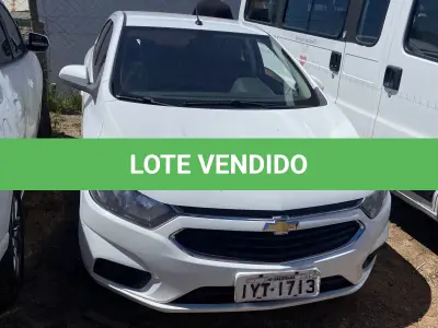 LOTE 007 - UM VEÍCULO CHEVROLET/PRISMA 1.4 MT LT, FLEX, PLACAS IYT-1713, ANO 2018, MODELO 2019