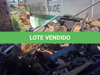 LOTE 026 - SUCATA DE FERRO