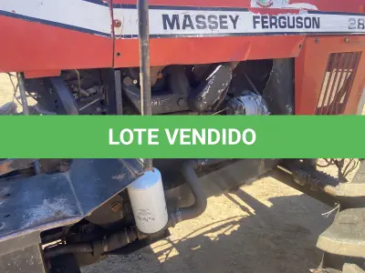 LOTE 015 - TRATOR MASSEY FERGUSON 283, DIESEL, ANO/MODELO 2008