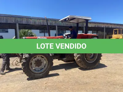 LOTE 015 - TRATOR MASSEY FERGUSON 283, DIESEL, ANO/MODELO 2008