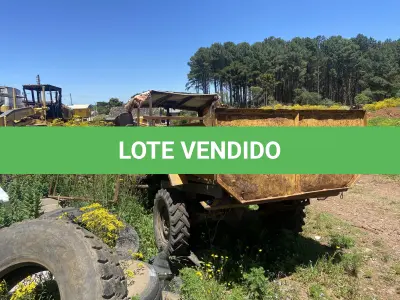 LOTE 024 - CARRETINHA AGRICOLA/ AGRALE, DIESEL (EM ESTADO DE SUCATA)