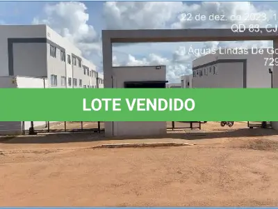LOTE 049 - Apartamento / ESTADO: GO / CIDADE: AGUAS LINDAS DE GOIAS / ED COND RES VILA DAS AGUAS