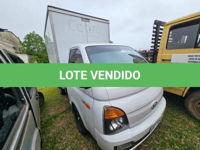 LOTE 002 - Um veículo caminhonete nacional marca HYUNDAI/HR HDB,  carroceria fechada, cor branca, a diesel, ano de fabricação e modelo 2019/2020, placa  RAF7245
