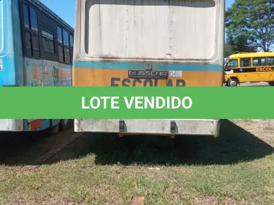 LOTE 017 - UM ÔNIBUS MERCEDES BENZ 1192, ANO E MODELO 1992 PLACAS ADF-3283