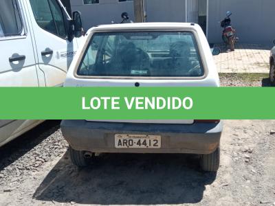 LOTE 005 - UM VEÍCULO FIAT UNO, ANO 2009, MODELO 2010, PLACAS ARO-4412 