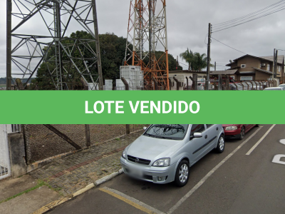 LOTE 002 - Terreno urbano, sem benfeitorias, com a área de 292,00 m2, em frante a rua  Gen. Antonio Sampaio em Caçador SC