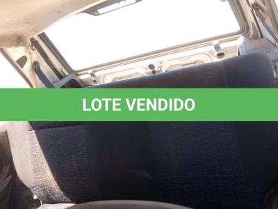 LOTE 004 - UM VEÍCULO FIAT UNO ANO 2009, MODELO 2010, PLACAS 