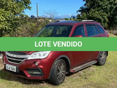 LOTE 001 - UM VEÍCULO I/LIFAN X60 CVT VIP, COR VERMELHA, PLACAS QJK5691, ANO/MODELO 2018/2018, RENAVAM 1144540175