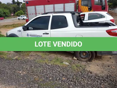 LOTE 042 - UM VEÍCULO FIAT STRADA HD WK ANO 2017 E MODELO 2018, PLACAS BBP-7C04