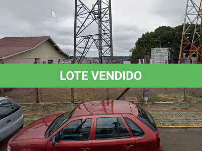 LOTE 002 - Terreno urbano, sem benfeitorias, com a área de 292,00 m2, em frante a rua  Gen. Antonio Sampaio em Caçador SC