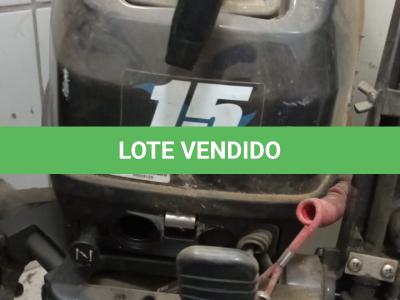 LOTE 028 - MOTOR DE POPA KAWASHIMA 15HP