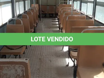 LOTE 018 - UM ÔNIBUS MERCEDES BENZ 1318 ANO E MODELO 1992, PLACAS ADE-2214 