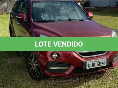 LOTE 001 - UM VEÍCULO I/LIFAN X60 CVT VIP, COR VERMELHA, PLACAS QJK5691, ANO/MODELO 2018/2018, RENAVAM 1144540175