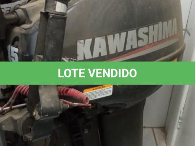 LOTE 028 - MOTOR DE POPA KAWASHIMA 15HP