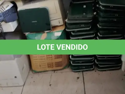 LOTE 004 - NOTEBOOKS POSITIVO, CPU, IMPRESSORAS, APARELHOS TELEFONE
