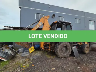 LOTE 012 - RETROESCAVADEIRA CASE 580N, ANO E MODELO 2018