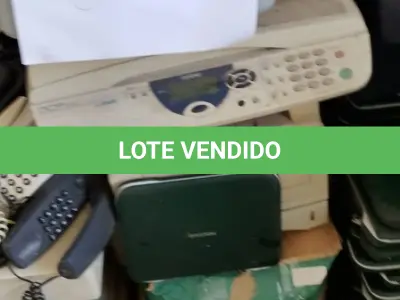 LOTE 004 - NOTEBOOKS POSITIVO, CPU, IMPRESSORAS, APARELHOS TELEFONE