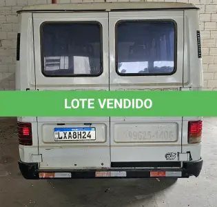 LOTE 001 - IMP/M.BENZ MB 180D, COR BRANCA, PLACAS LXA8H24, ANO/MODELO 1995/1995, RENAVAM 634115880