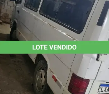 LOTE 001 - IMP/M.BENZ MB 180D, COR BRANCA, PLACAS LXA8H24, ANO/MODELO 1995/1995, RENAVAM 634115880