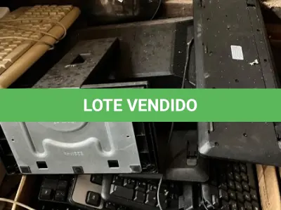 LOTE 009 - SUCATA DE INFORMÁTICA/ELETRÔNICOS E ESCRITÓRIO