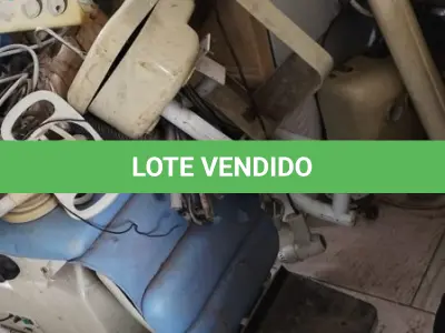 LOTE 006 - CADEIRA ODONTOLÓGICO, AUTOCLAVE, AMALGADORES, APARELHO DE RX.