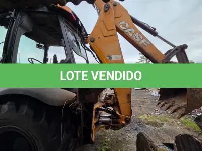 LOTE 012 - RETROESCAVADEIRA CASE 580N, ANO E MODELO 2018