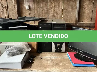 LOTE 009 - SUCATA DE INFORMÁTICA/ELETRÔNICOS E ESCRITÓRIO