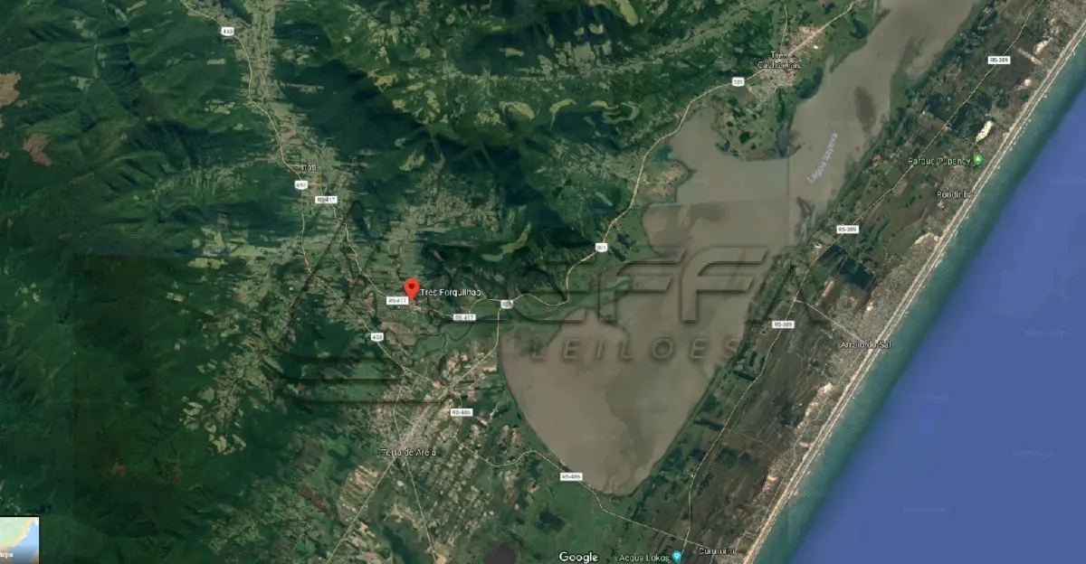 LOTE 003 - TERRENO RURAL SEÇÃO ENGENHEIRO BICALHO EM TRÊS FORQUILHAS/RS