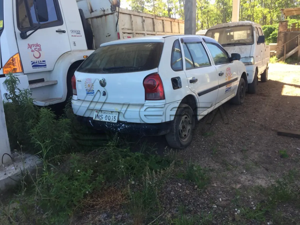 LOTE 005 - GOL 1.0, ANO 2007, BRANCO, GASOLINA