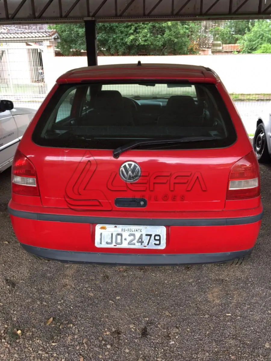 LOTE 005 - Gol 1.0 16V Vermelho Ano e Modelo 2000