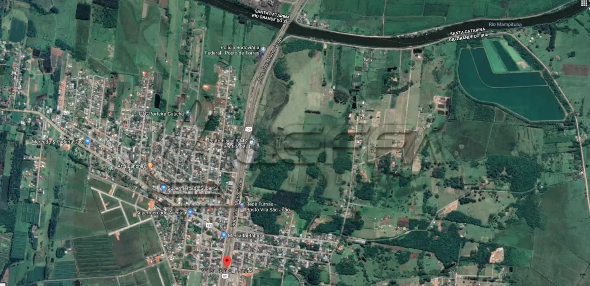 LOTE 009 - FRAÇÃO IDEAL DE 17.000M², terreno urbano, com área de 42,72m² NA VILA SÃO JOÃO EM TORRES/RS