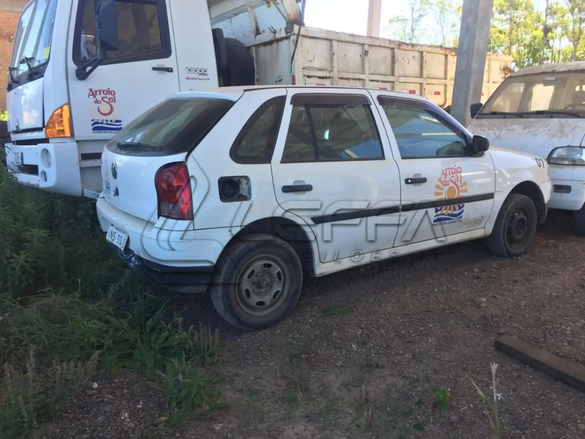 LOTE 005 - GOL 1.0, ANO 2007, BRANCO, GASOLINA