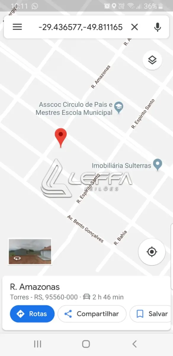 LOTE 002 - Terreno Urbano, na Praia Paraíso, Lote 18 Quadra 61, em Torres/RS