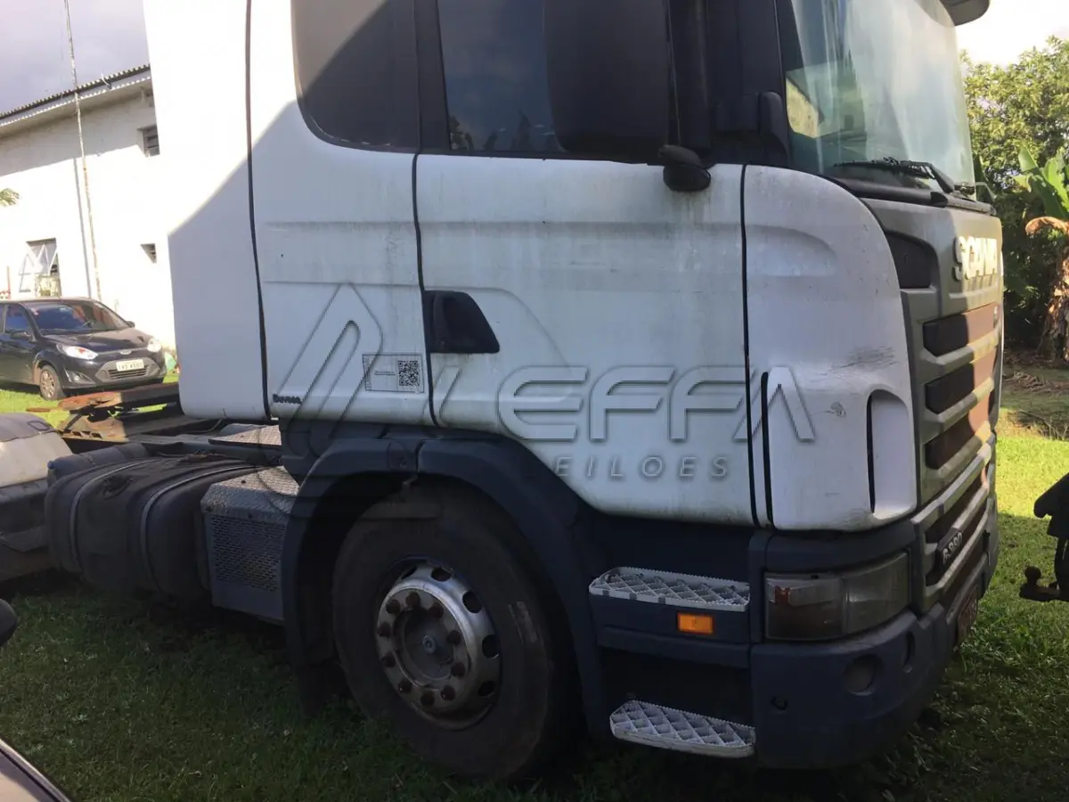 LOTE 007 - CAMINHÃO SCANIA, PLACAS IQW-1879, ANO 2010