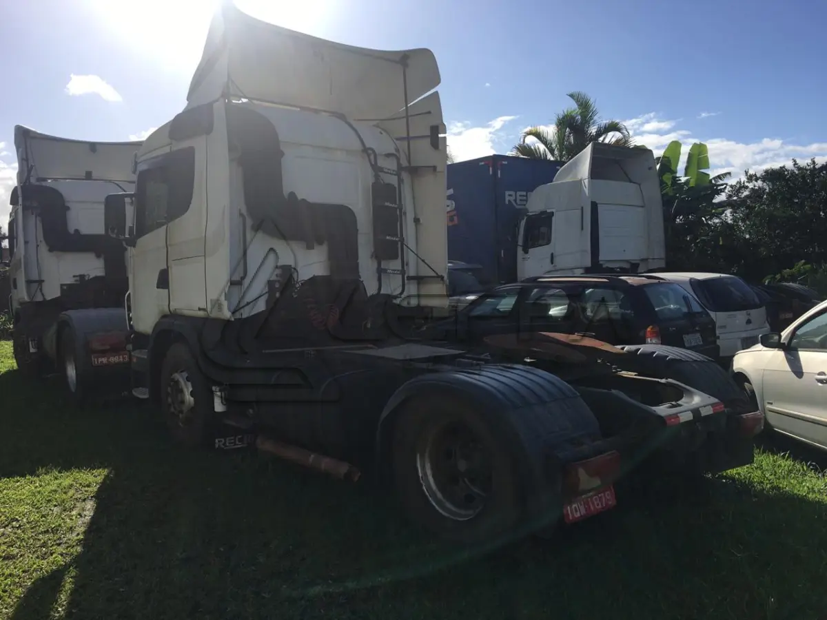 LOTE 007 - CAMINHÃO SCANIA, PLACAS IQW-1879, ANO 2010