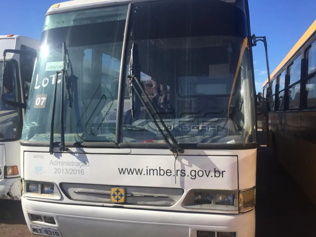 LOTE 008 - ÔNIBUS ROD MB 1628, placas MEF 9310, diesel, ano e modelo 1999