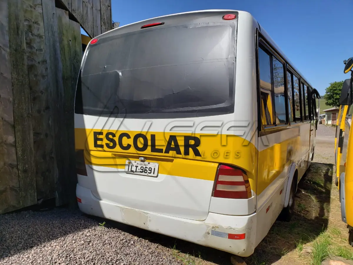 LOTE 002 - ÔNIBUS VW MASCA GRANMINI, W120, ano 2003 e modelo 2004, cor branca