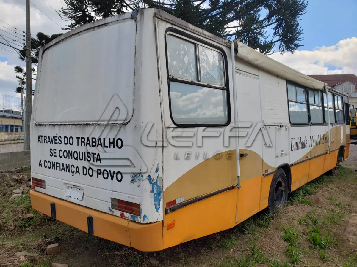 LOTE 002 - ÔNIBUS MERCEDES BENZ, OF 1318, IEA-3759, diesel, branco, ano e  modelo 1991