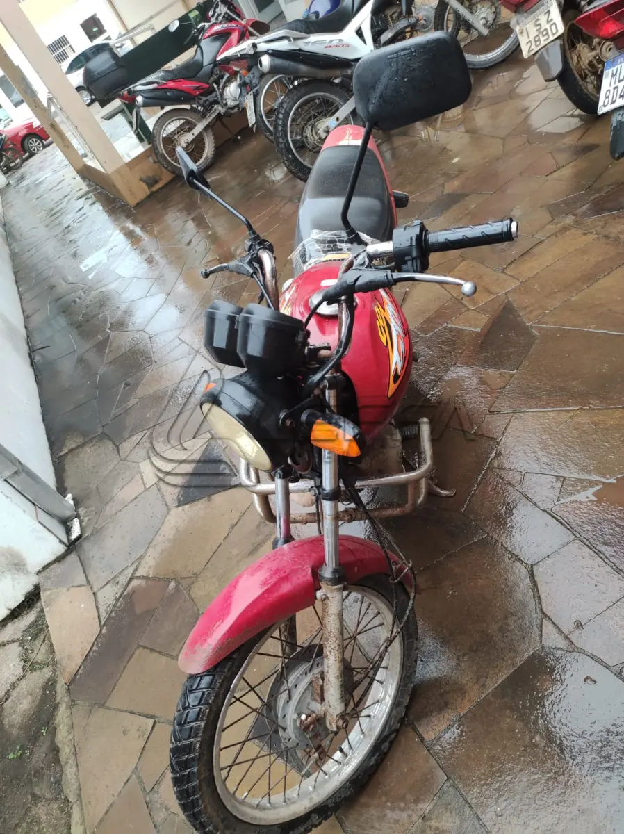 LOTE 002 - MOTOCICLETA HONDA /CG 125 TITAN KS, gasolina, placas ILE 7111, ano e modelo 2003