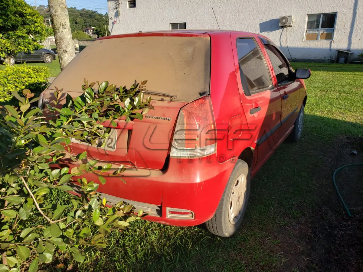 LOTE 001 - Veículo FIAT/Palio Fire Economy, 2009/2010, cor vermelha, Placas IQB-7072, RENAVAM 163662673