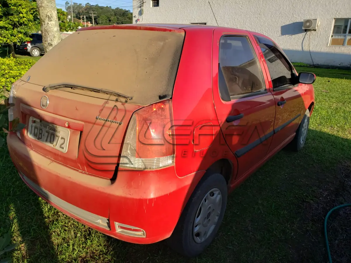 LOTE 001 - Veículo FIAT/Palio Fire Economy, 2009/2010, cor vermelha, Placas IQB-7072, RENAVAM 163662673