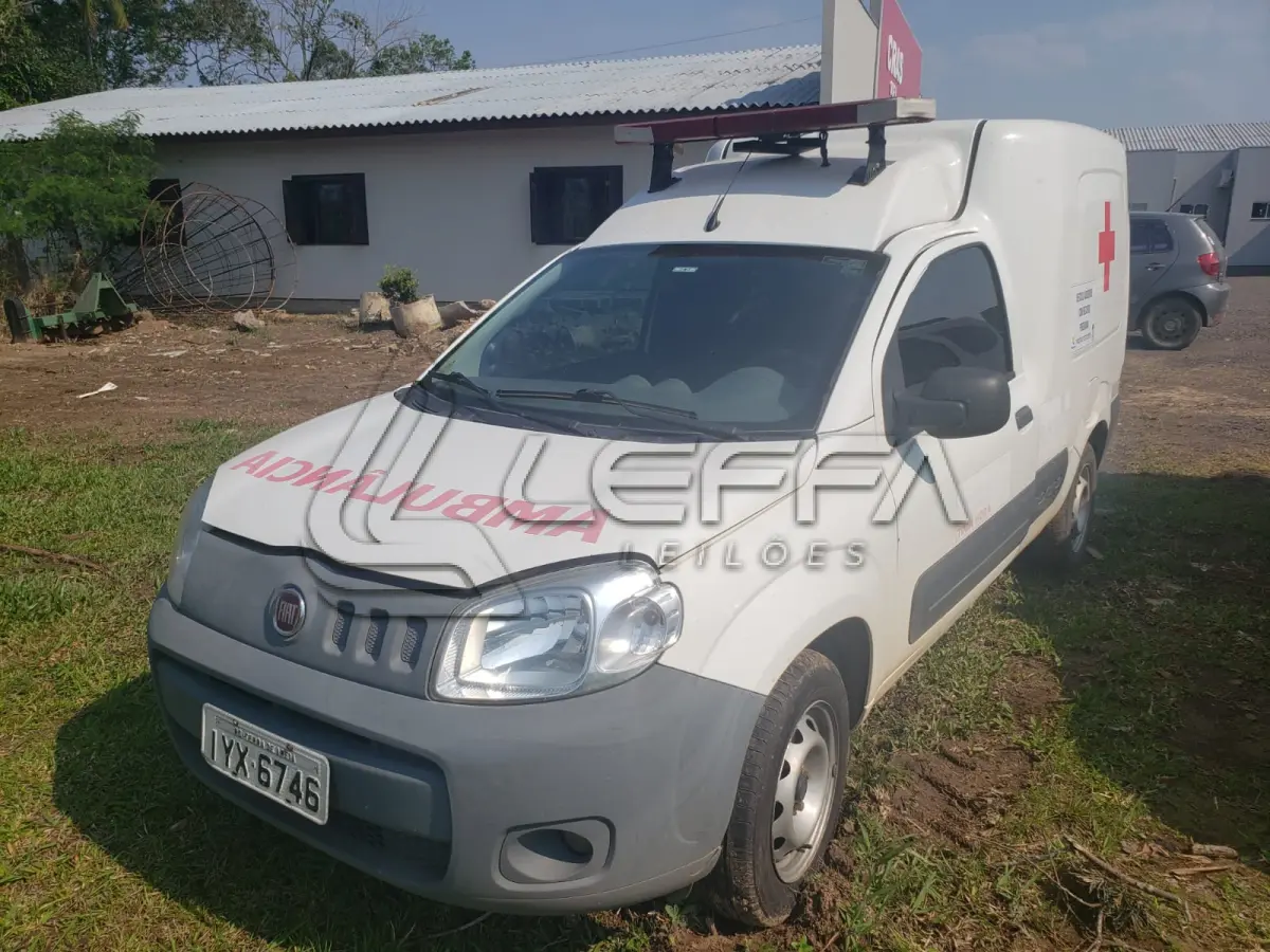 LOTE 003 - AMBULÂNCIA FIAT FIORINO, PLACA IYX-6746, ANO 2018, MODELO 2019