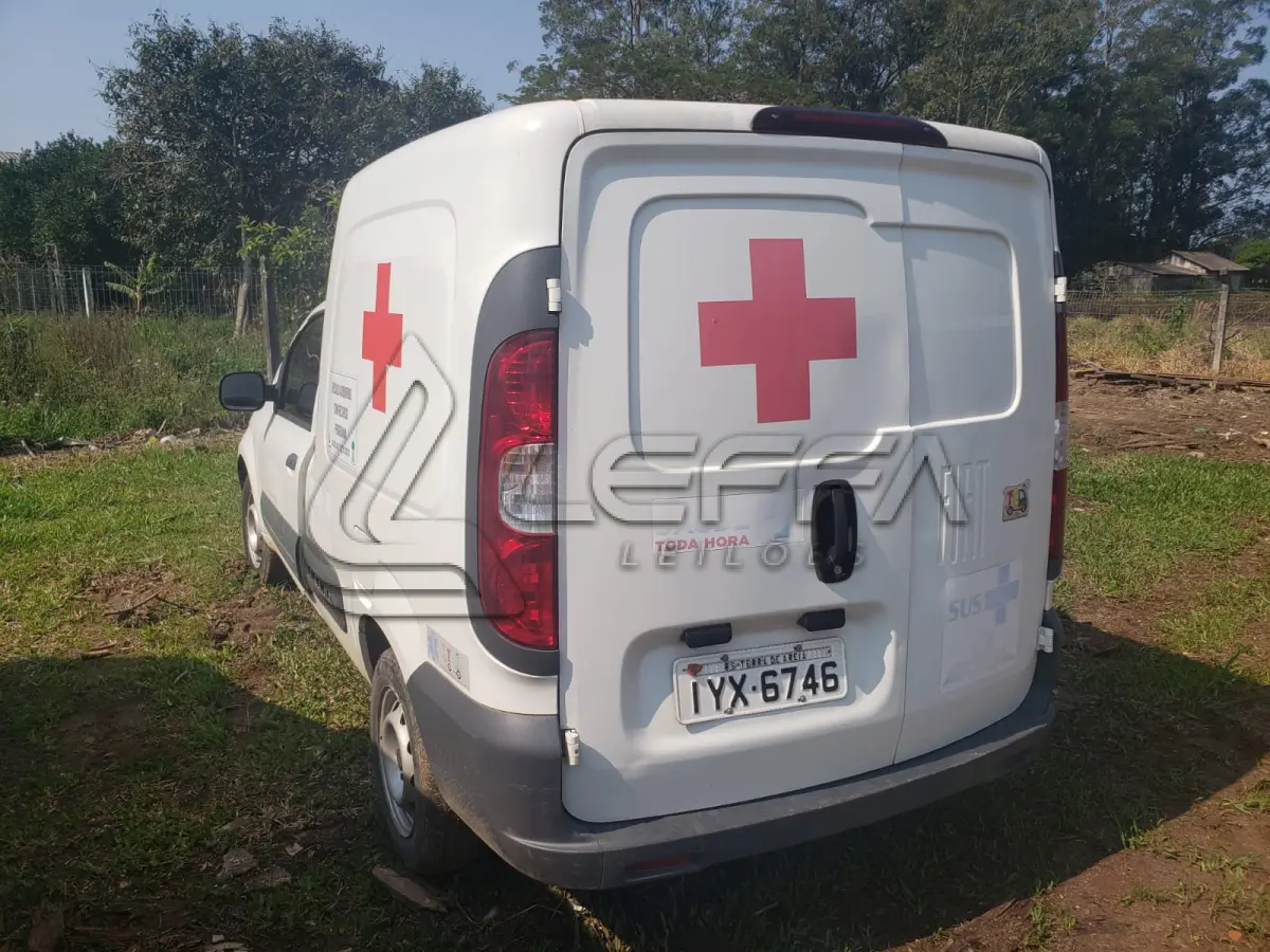 LOTE 003 - AMBULÂNCIA FIAT FIORINO, PLACA IYX-6746, ANO 2018, MODELO 2019