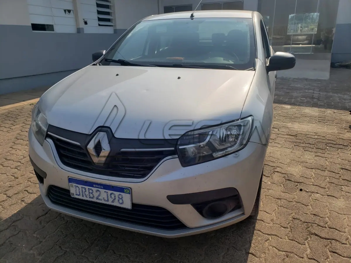 LOTE 006 - UM VEÍCULO RENAULT LOGAN LIFE 10MT, PLACA DRB-2J98, ANO 2019, MODELO 2020, COM APROX 140.000 KM
