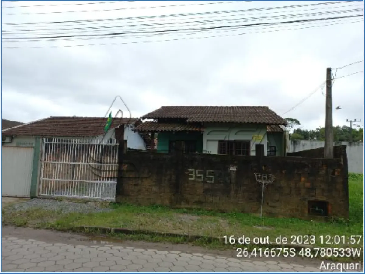 LOTE 241 - Casa / ESTADO: SC / CIDADE: ARAQUARI / MANOEL MARIA