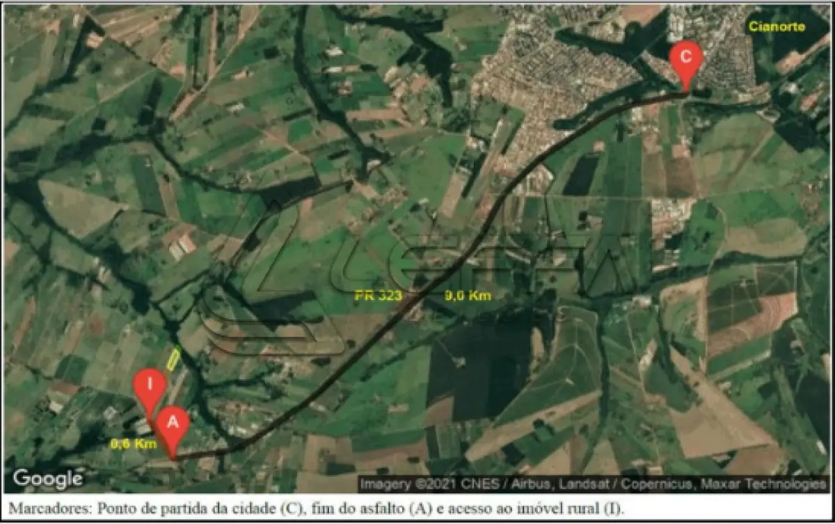 LOTE 152 - Imovel rural / ESTADO: PR / CIDADE: CIANORTE / AREA RURAL DE CIANORTE