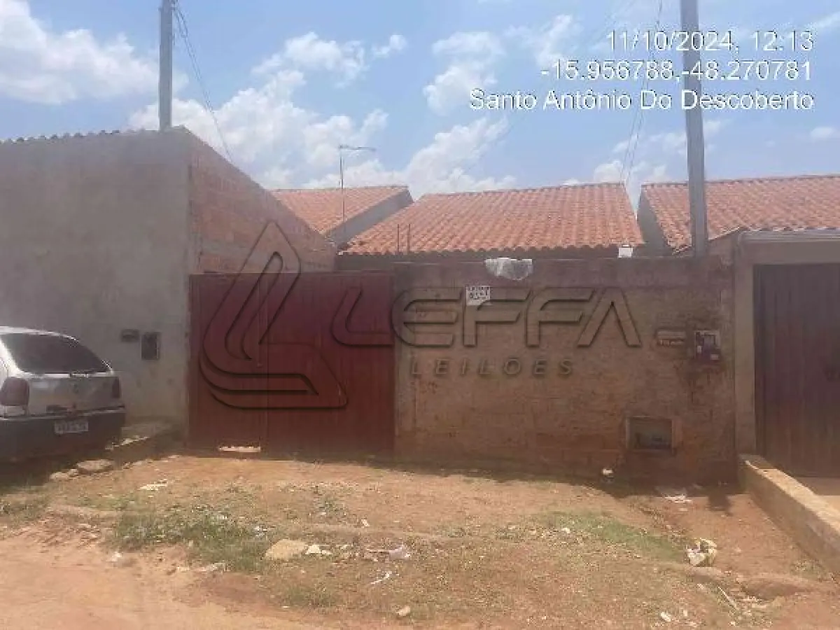 LOTE 058 - Casa / ESTADO: GO / CIDADE: SANTO ANTONIO DO DESCOBERTO / PARQ ESTRELA DALVA XI