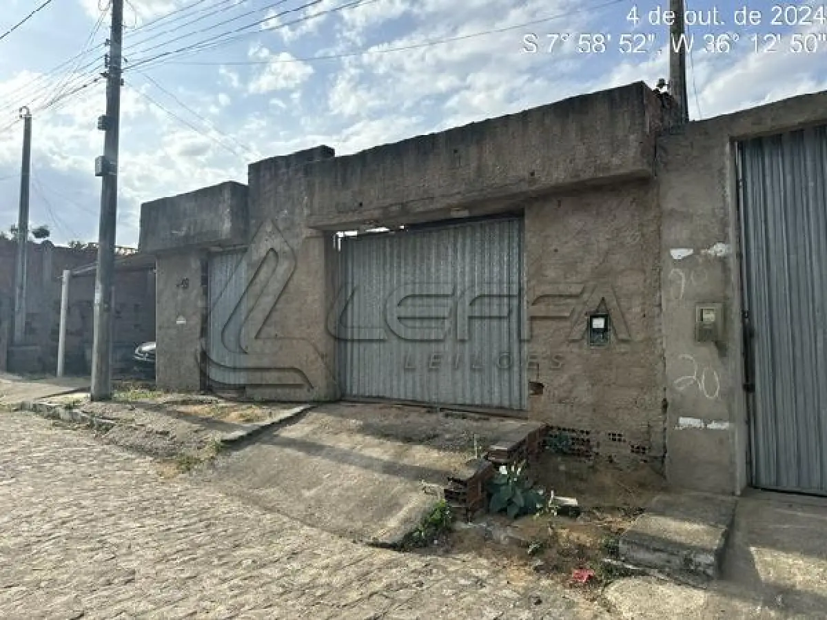 LOTE 179 - Casa / ESTADO: PE / CIDADE: BREJO DA MADRE DE DEUS / LT VILA JOAO DE BARRO
