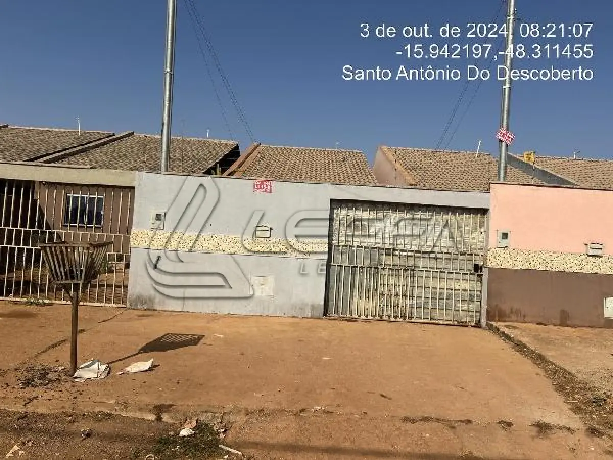 LOTE 063 - Casa / ESTADO: GO / CIDADE: SANTO ANTONIO DO DESCOBERTO / PARQUE ESTRELA DALVA XVI