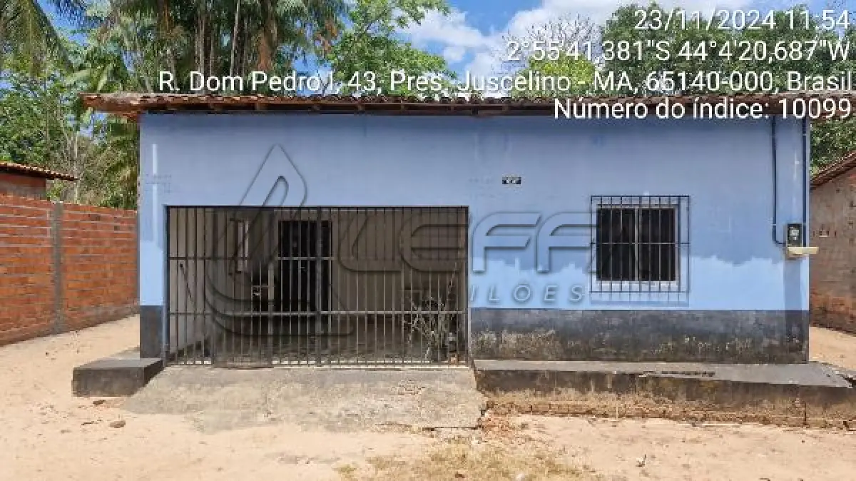 LOTE 072 - Casa / ESTADO: MA / CIDADE: PRESIDENTE JUSCELINO / 0
